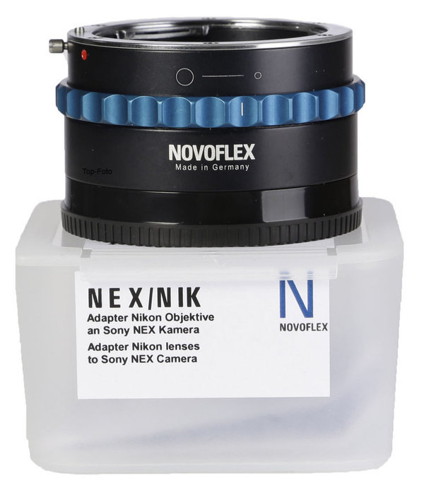 Novoflex Adapter Sony (E-Mount) zu Nikon (F-Mount)
