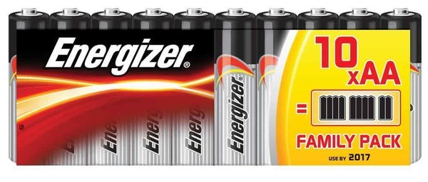 Batterien AA Mignon Alkaline Energizer 10er Pack